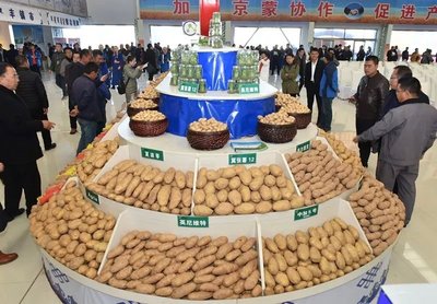 全市首届“中国农民丰收节”暨贫困旗县农畜产品进京销售产销对接会召开 现场签约金额2.36亿元